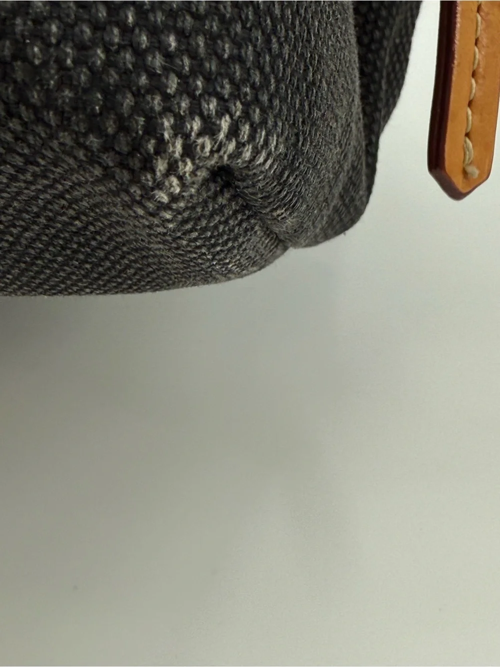 VTG Dooney & Bourke Black Canvas Leather Trim Satchel Bag | Classic Shoulder - Picture 9 of 16
